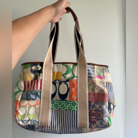 Coach Patchwork multicolor bag - Picture 7 of 15